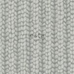 ⁦טפט סוודר, טפט בדוגמת סריגת צמר בגוון שמנת - גרז'⁩ – תמונה ⁦2⁩