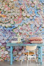 תמונת קיר יוקרתי, צדפות קיר כחולות