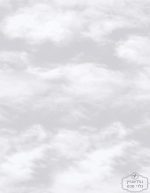 טפט עננים על רקע אפור בהיר