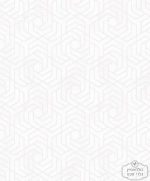 טפט גרפי טקסטורה גוון לבן פנינה על רקע שמנת דמוי טיח