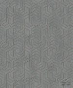 טפט גרפי טקסטורה גוון ברונזה על רקע אפור גרפיט דמוי בטון