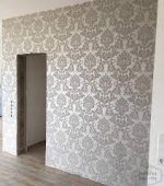 טפט מדליונים מודרני חום גרז' נגיעות זהב עכשיו במבצע !! – תמונה 2