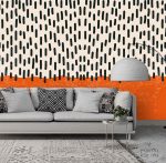 תמונת טפט ארט פריסטייל אדום פלפל נגיעות שחור