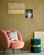 ⁦טפט קפלים דמוי טקסטיל רוחב 100 בצבע בז' - גרז'⁩ – תמונה ⁦2⁩