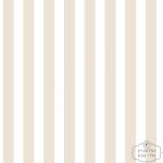 ⁦טפט פסים קרם-בז', לבן, רוחב 3 סמ⁩ – תמונה ⁦2⁩