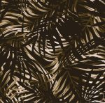 תמונת טפט, טפט עלים טרופי חום שחור – תמונה 2