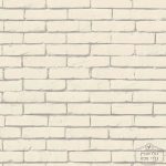 טפט בריקים אפור לבן