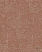 טפט פיפ היער הקסום, נגיעות כסף פנינה על רקע חום חמרה