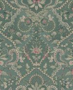 טפט פיפ פייזלי על רקע ירוק בקבוק