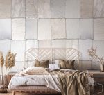 תמונת טפט, ריבועי טיח בטקסטורות שונות גווני אבן ואפור