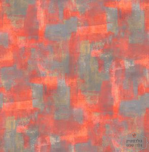 ⁦תמונת טפט, שליכט צבעוני בגווני אדום ואפור⁩ – תמונה ⁦2⁩