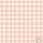 טפט ויניל משבצות בסגנון איטלקי בגוון אפרסק על רקע שמנת